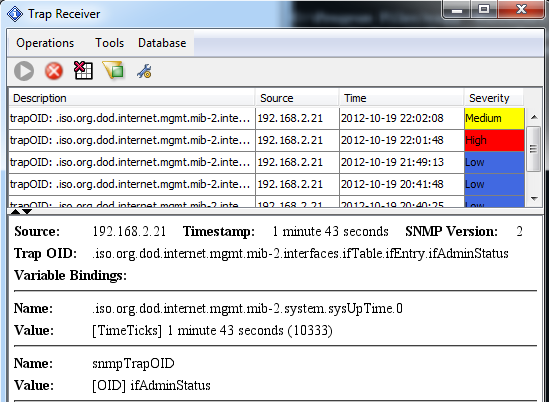 start snmp trap receiver centos